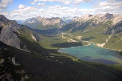 08 Goat Range, Mount Rundle, Goat Pond, Ha Ling Peak, Mount Lawrence Grassi From Helicopter Between Lake Magog And Canmore.jpg